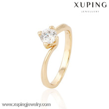 13995 Xuping регулируемые обручальные кольца для женщин, позолоченные стекируемые женщин модные кольца